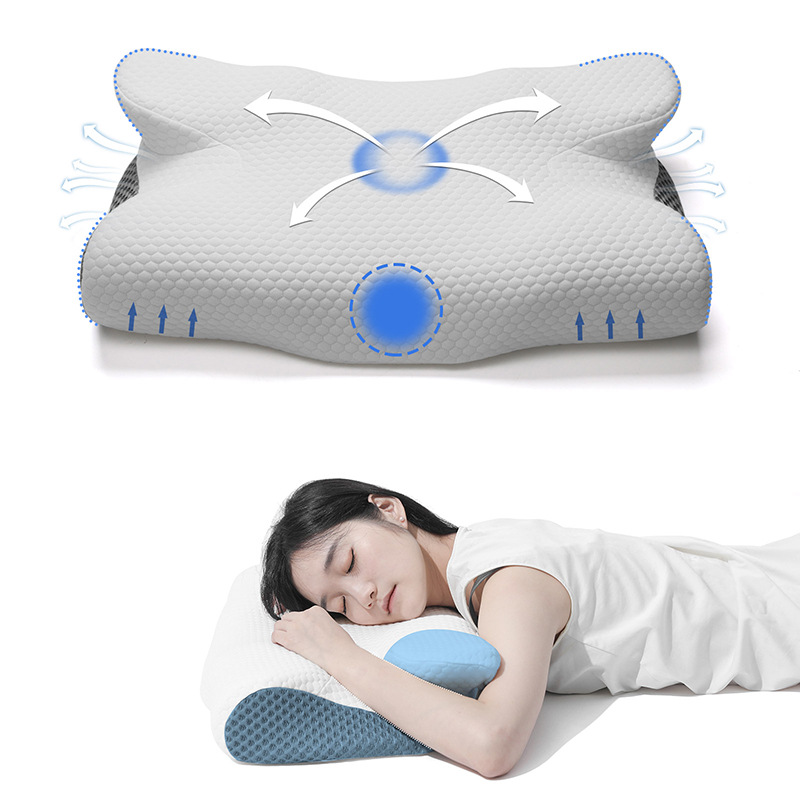 Lavender - Small Butterfly Memory Foam Pillow